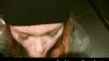 Amateur Ruso Pelirroja nena follada en público baño
