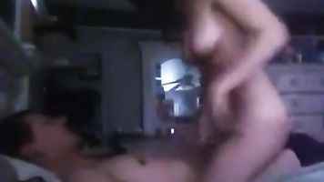 Amateur Adolescente Chica en la Parte Superior Montando Dick