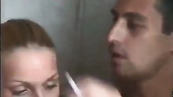ruso par quita su sexo en la cámara